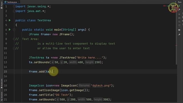 Java GUI #6 Text Area |Java Graphical user interface tutorial смотреть онлайн