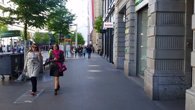 Прогулка по Цюриху. 1-я серия. Банхофштрассе. смотреть онлайн