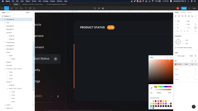 Trendy Dashboard UI design | Speed art in Figma смотреть онлайн