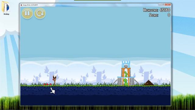Angry Birds - 1.Poached Eggs Stage 1 level 5 смотреть онлайн