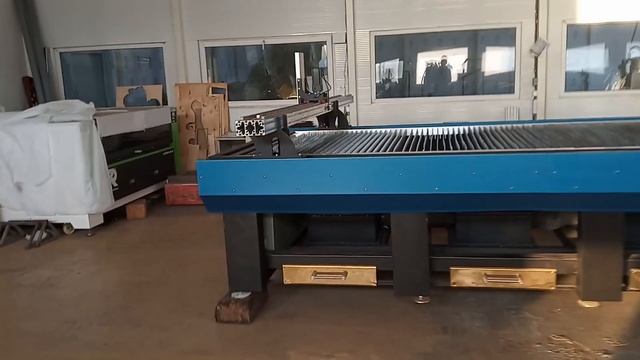 Лазерный станок с труборезом начало производства