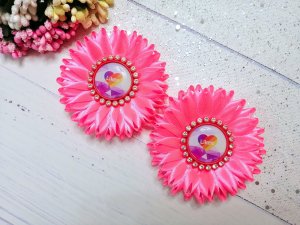 Очаровательные бантики из узкой ленты. Бантики из атласной ленты 0,6 см. Красивые бантики из лент.