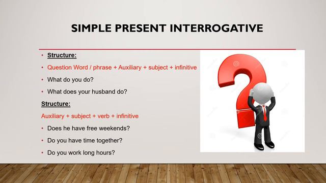 English class 9. Simple present. Questions and answers. Elementary. God and Mary bless you. смотреть онлайн