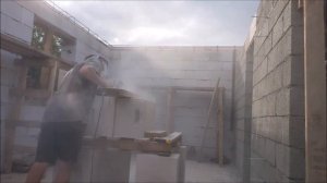 Как быстро распилить много газоблока вдоль.