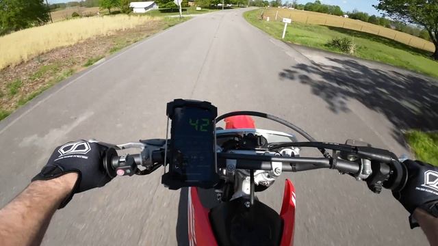 Honda CRF250f Top Speed Run смотреть онлайн