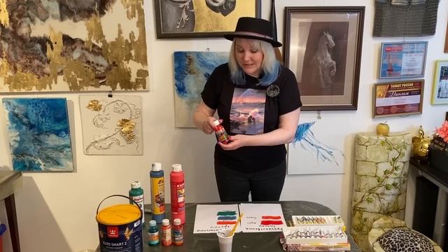 Акриловые краски / Строительные краски для живописи: лучше и дешевле? смотреть онлайн