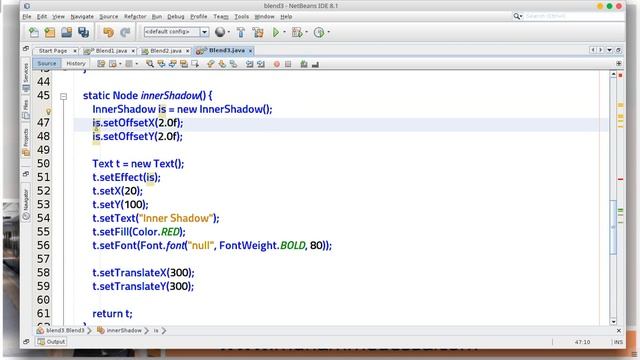 29 JAVA FX Blend Lines & Shapes смотреть онлайн