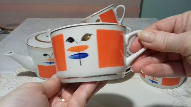 Ура! Собрала сервиз Полонное Мозаика 60-е годы Посуда СССР смотреть онлайн