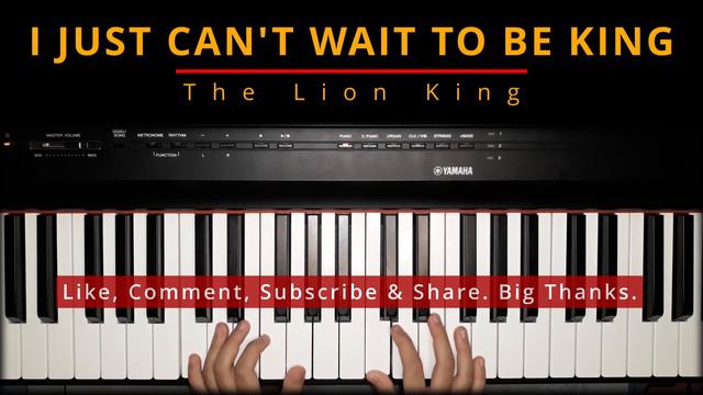 I Just Can't Wait To Be King - The Lion King смотреть онлайн
