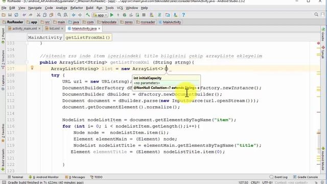 Android XML Rss Reader - Metotların Kullanımı (XmlList-XmlLink) смотреть онлайн