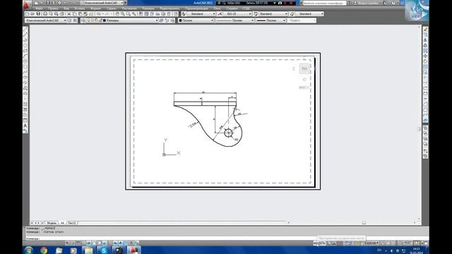 Как распечатать чертеж в Autocad (Layout) смотреть онлайн