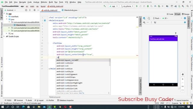 How to Enable Link in TextView in Android Studio|| Java|| Busy Coder смотреть онлайн