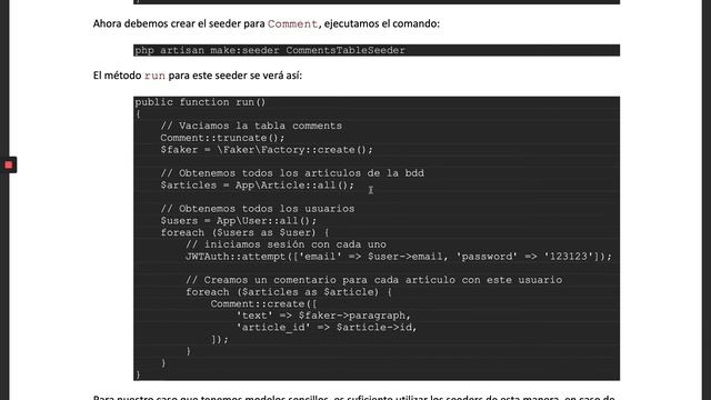 12 Laravel API REST | Relaciones usuario actual, seeder con relaciones, Tinker смотреть онлайн