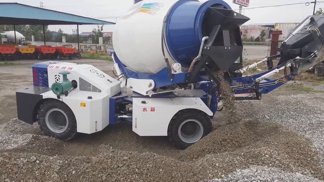 luzun brand self loading concrete mixer truck with auto feeding смотреть онлайн