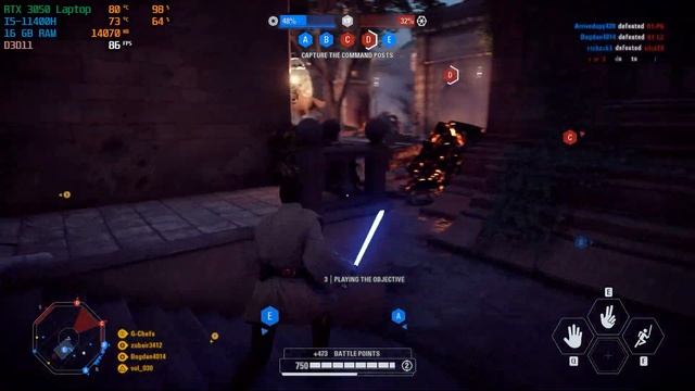 Star Wars: Battlefront II - Naboo | RTX 3050 4 GB Laptop GPU (1080p - Ultra Settings) смотреть онлайн