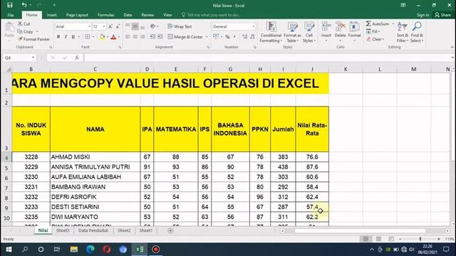 pedoman penggunaan copy value di microsoft excel смотреть онлайн
