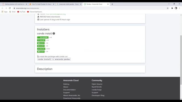 How To Install Pandas In Anaconda | ML | Data Science | Python Pandas смотреть онлайн
