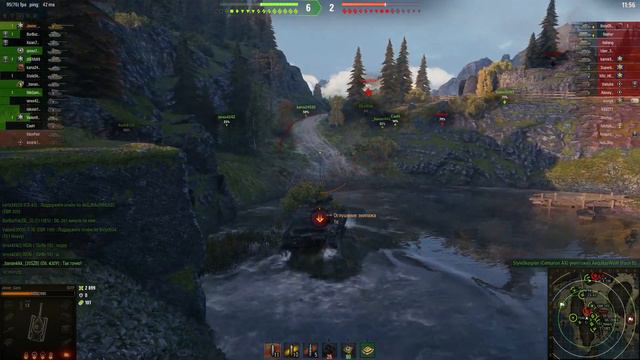 WOT / World of Tanks 60TP раздавил фьорды / Идеальный 60TP Lewandowskiego смотреть онлайн