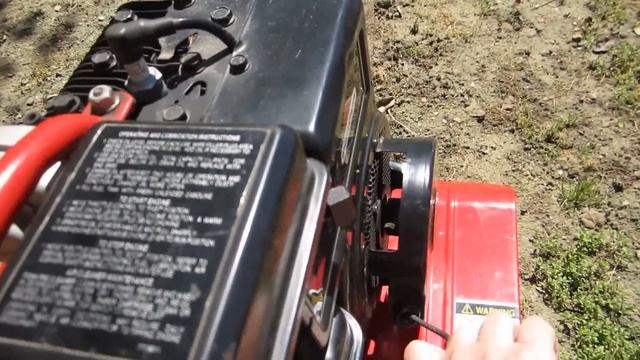 Cold Start 5HP Briggs and Stratton MTD Garden Tiller -- Tilling the Garden - April 13, 2013 смотреть онлайн