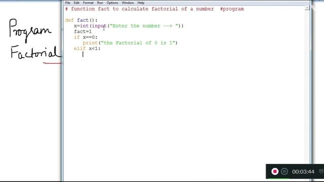 Python: Function to calculate Factorial of a number, very important python program of Factorial смотреть онлайн
