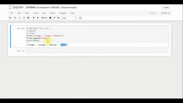 Python Tutorial 60 : Add data into list смотреть онлайн