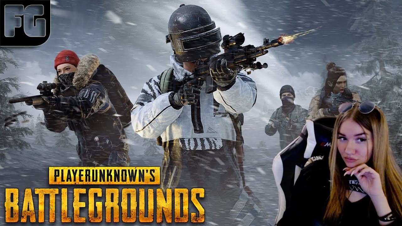 Девушка играет в PlayerUnknown 's Battlegrounds ➤ PUBG ➤ Девушка стримит смотреть онлайн
