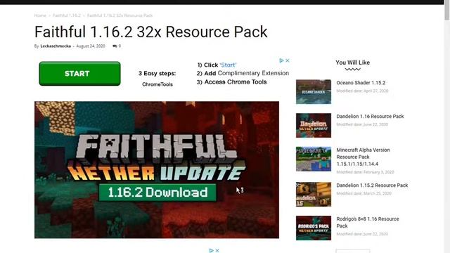 How to Download and Use The Faithful Texture Pack 1.16.2 | EASY DOWNLOAD! | Windows 10 смотреть онлайн