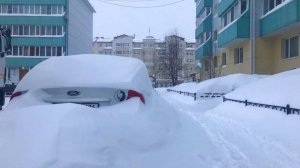 Снегопады в Югре бьют рекорды