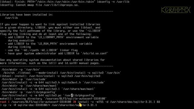 How to build and install BLFS 9.1 - Part 14: Security - make-ca dependency: SQLite смотреть онлайн