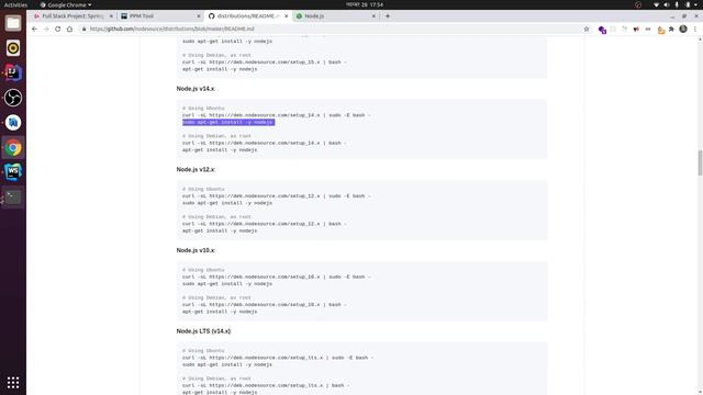 Install Nodejs and npm in Ubuntu 20.04 LTS | 20.10 | 21.04 | Linux | For React, Web Development смотреть онлайн