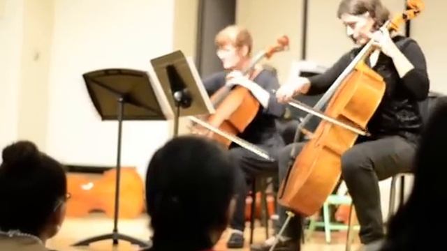 Vivaldi G Minor double cello concerto Allegro смотреть онлайн