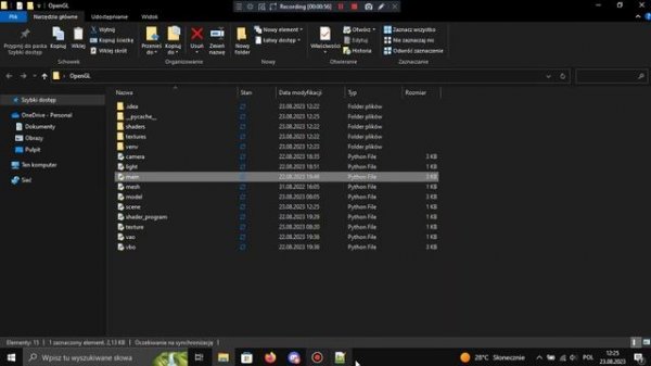 Python OpenGL Project