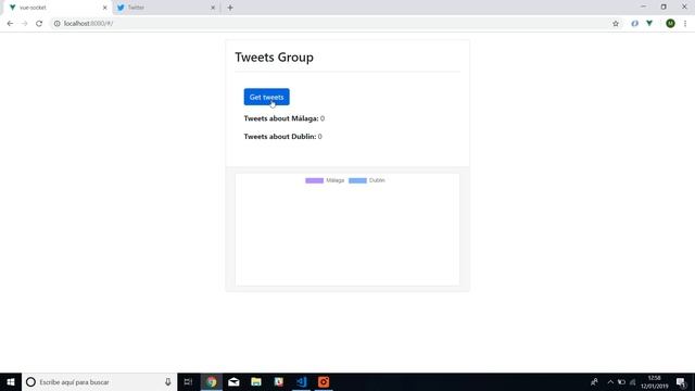 Vue + Express + Socket + Twitter API смотреть онлайн