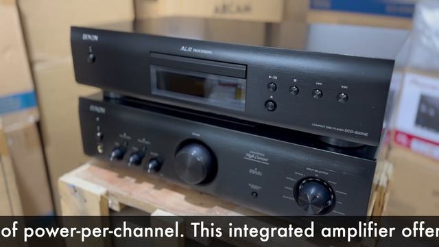 DENON PMA 600NE Integrated Amplifier & DCD600 CD PLAYER смотреть онлайн