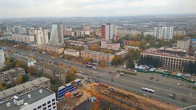 Вид с крыши Уфа, Проспект Октября 7Б смотреть онлайн