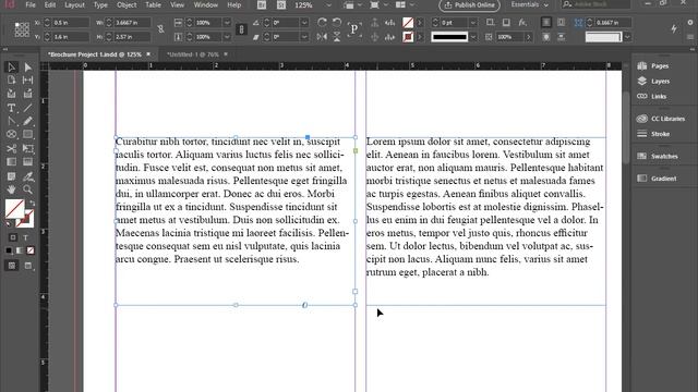 Threading Text Frames in InDesign смотреть онлайн
