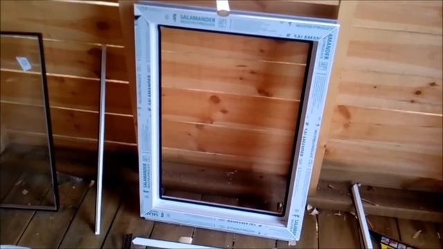 Установка металлопластикового окна в сарае смотреть онлайн