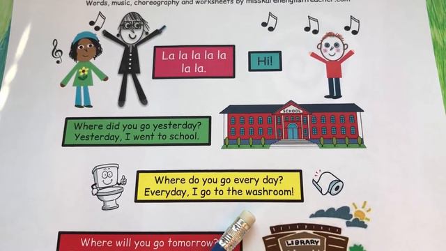The Past, The Present, The Future and The Verb: TO GO. Use this example to study. смотреть онлайн