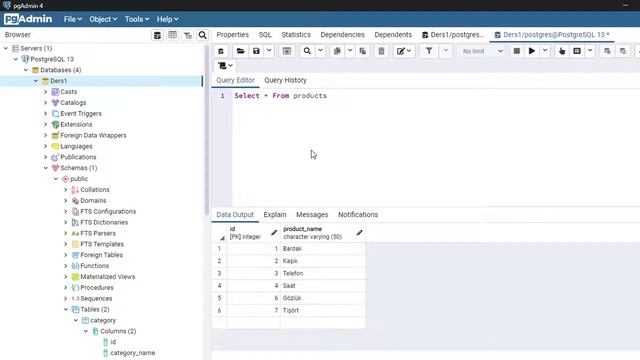 PostgreSQL Dersleri #3 | Insert, Update ve Delete Komutlarının Kullanımı смотреть онлайн