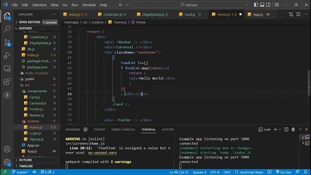 # 9 MERN Project Series | Display Database data on React Frontend | Food Delivery App | Hindi 2023 смотреть онлайн