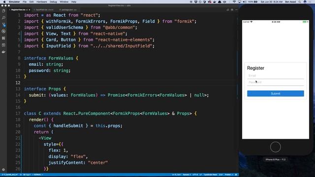 Styling React Native Register Form - Part 18 смотреть онлайн