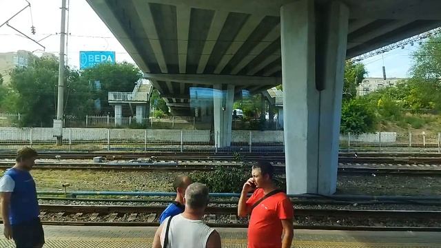 Таймлапс 2,5 дня в поезде. Дорога Анапа - Казань. смотреть онлайн