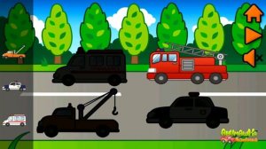 Мультики машинки и их тени.  Мультфильмы для детей