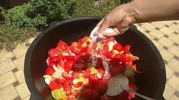 Қишда хам ёздагидай қозон шакароб. Juda mazzali qozon shakarob. Очень вкусное блюдо из помидоров