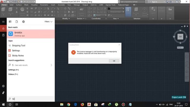 AutoCAD Licensing Error Solution