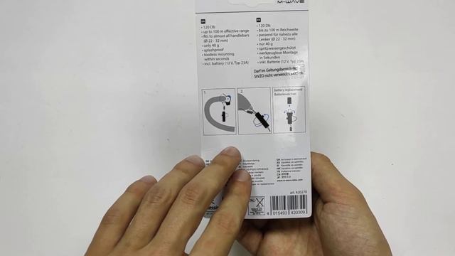 Электрический велосипедный звонок M-WAVE смотреть онлайн