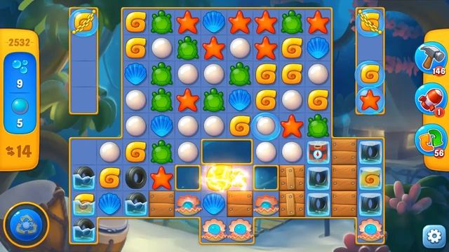 Fishdom level 2532 (iOS, Android) смотреть онлайн