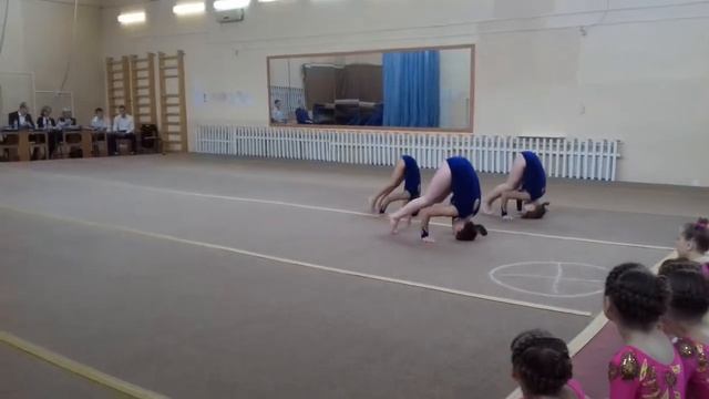 Спортивная акробатика. 1юн.разряд.Женская группа смотреть онлайн