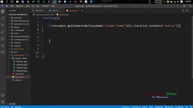 Make Simple Images Slider Use Javascript | Bangla Tutorial | javascript images slider project | смотреть онлайн