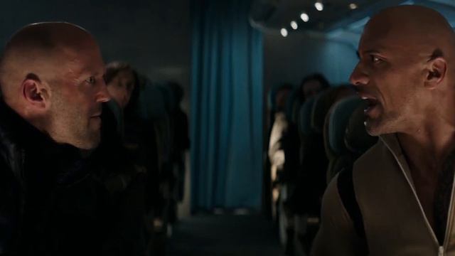 Хоббс и Шоу разговор в самолете смотреть онлайн